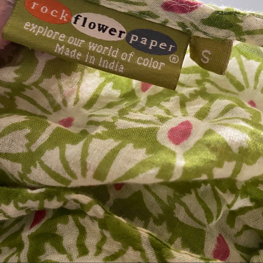Rock Flower Paper green tunic top - Picture 5 of 5